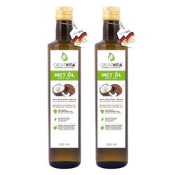 Aceite MeaVita MCT, paquete de 2 (2x 500 ml)