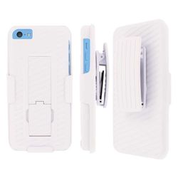 Empire Mpero Collection 3-in-1 Tough Kickstand Hoesje voor Apple iPhone 5C - Wit