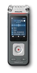 Philips VoiceTracer DVT6115 Enregistreur Vocal, 8 Go, MP3, 3 Microphones HiFi, Enregistrement Musical. Reconnaissance vocale Sembly AI. Création de comptes rendus de réunions et d’Actions à mener