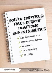Solved Exercises: First-Degree Equations and Inequalities