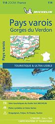 PAYS VAROIS 11114 CARTE ZOOM MICHELIN KAART: Map