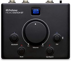 PreSonus MicroStation BT, 2.1 Speaker Monitor Controller met Bluetooth-connectiviteit en Subwooferuitgang