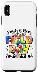Tie Dye Field Day Teachers Kids Just Here For Field Day 2027 Case for iPhone XS Max