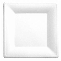 Garcia de Pou 500 Eenheid Bionische Vierkante Platen in doos, Cellulose, natuurlijk, 26,2 x 26,2 x 30 cm