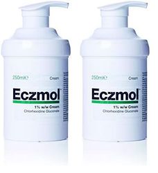 ECZMOL Moisturising and Antimicrobial Emollient Cream Soap Alternative, 0.25 kg (Pack of 2)