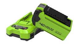 Greenworks Batería G40B4 Li-Ion 40V 4Ah Recargable de Alto Rendimiento - Compatible Con Todos Los Dispositivos de la Serie Greenworks