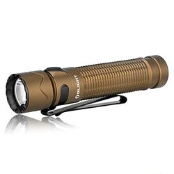 OLIGHT Warrior Mini2 LED ficklampa 1750 lumen, 220 räckvidd, upp till 45 dagars körtid, 5 belysningslägen, EDC uppladdningsbar taktisk ficklampa, för camping, äventyr (ökentan)