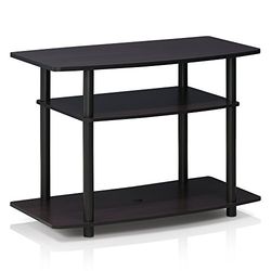 Furinno Geen gereedschap 3-Tier Entertainment Center Stand, TV Stands, TV Unit, TV Plank, Dark Walnut