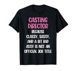 Directora de casting divertida, Directora de casting femenina Camiseta