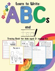 How to Write ABCs and Isa! Tracing book for kids aged 3+ named Isa: a personalized handwriting workbook for letter writing