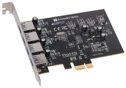 Sonnet-E interne USB3-4PM-E USB 3.0 USB Adaptateur Carte d'interface PCIe USB 3.0 Accessoire ( Fresco Logic)