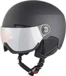 ALPINA Unisexe - Adultes, ARBER Visor Casque de Ski, Black Matt, 58-61 cm
