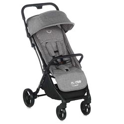 Nurse by Jané Jump, kinderwagen tot 22 kg, automatisch vouwen, vering, hoge rugleuning, Grijs