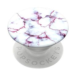PopSockets PopGrip - Supporto e Impugnatura per Telefoni Cellulari e Tablet con un Top Intercambiabile - Blood Marble
