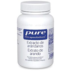 PURE ENCAPSULATIONS Extracto de Arándanos | Extracto de arándano concentrado y patentado para la mujer |60 Cápsulas Vegetales