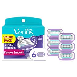 Gillette Venus Razor Blade de recambios de la mujer, espiral, 6 Count