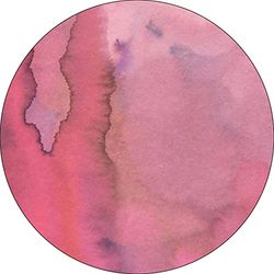 Bonateks, Round Digital Printed Mouse Pad, Non-Slip Base, for Office and Home, Diameter:22cm