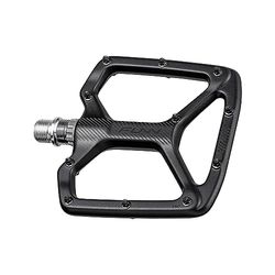 Funn Python Pédales Plates pour Vélo - Pédales de Vélo à Plateforme Large pour Vélo BMX/VTT, Axe en CrMo de 9/16 Pouces (Noir)