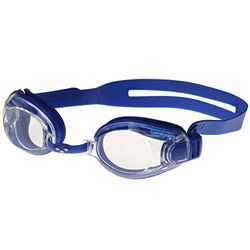ARENA Zoom X-Fit, uniseks bril voor volwassenen, blauw-helderblauw, eenheidsmaat