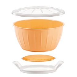Tescoma 630381 DELICIA Ciotola per Lievitazione con Gel Riscaldante, Ø 26 cm, Plastica, Giallo, 4litri