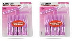 INTERPROXIMAL - Cepillo Interdental Recto Ultrafino 10 Unidade, Mango Bimaterial y Antideslizante, Cuello Flexible, Máxima Eficacia, Filamentos Tynex, Previene y Elimina la Placa Bacteriana