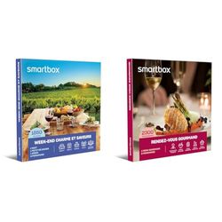 Smartbox - Coffret Cadeau Couple - Week-End Charme et Saveurs - idée Cadeau & Coffret Cadeau Couple - Idée cadeau original : Expérience gourmande à deux dans 2 300 restaurants