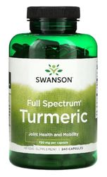 Swanson - Full Spectrum Turmeric | Effet antioxydant et anti-inflammatoire - 720mg, 240 gélules