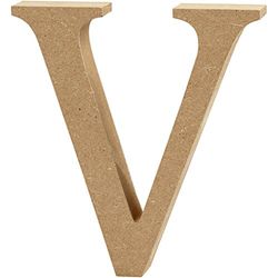 Letter, H: 8 cm, thickness 1,5 cm, MDF, V, 1pc