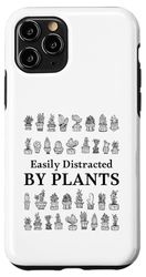 Facilmente distratto da piante, amanti delle piante divertente giardiniere Custodia per iPhone 11 Pro