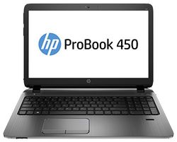 HP Probook 450 - Ordenador portátil de 15.6" (Intel Core i3-5010U, 4 GB de RAM, 500 GB de disco duro, Intel HD Graphics 5500, Windows 7) color negro - Teclado QWERTY Español