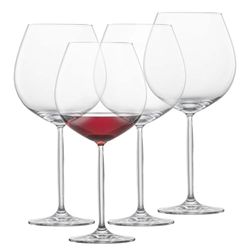 SCHOTT ZWIESEL Coupe de Bourgogne Muse (lot de 4), verres à bourgogne ventru pour le vin rouge, verres en cristal Tritan résistant au lave-vaisselle, fabriqué en Allemagne (art. n° 123670)