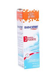Rhinomer Spray Nasal 100% Agua de Mar, Fuerza Fuerte 3, para Adultos y Niños a partir de 6 Años, 180 ml