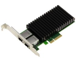 KALEA-INFORMATIQUE Carte contrôleur réseau PCIe x4 avec 2 Ports 10 Gigabit Ethernet RJ45 avec chipset Intel X550 10G