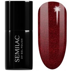 Semilac Vernis à ongles gels semi-permanents UV 306 Divine Red 7ml