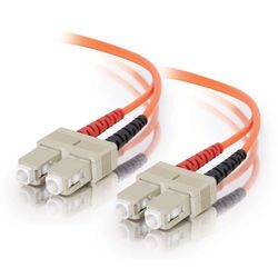 C2G 30m Fibre/Fiber Optic kabel voor Fast Ethernet, Fiber Channel, ATM en Gibabit Patch kabel SC/SC Duplex Multimode 62.5/125 MM