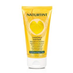 Naturtint Máscara camomila, clara progressivamente o cabelo loiro, traz reflexos dourados intensos, condicionador e desembaraçante, anti-frizz, 97,8% ingredientes naturais, 150 ml