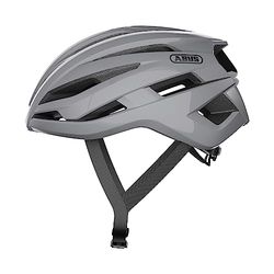 ABUS StormChaser Racefiets Helm - Lichte en comfortabele Fietshelm voor Professionele Wielrenners, voor Dames en Heren - Grijs, Maat L