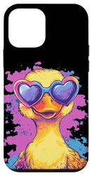 Occhiali divertenti con anatra in bei colori vestito Custodia per iPhone 12 mini