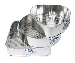Blanca 135721 Set di 3 Pezzi Stampi da Forno Apribili