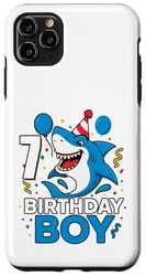 Festa a tema squalo 7° compleanno per bambini 7 anni per ragazzo Custodia per iPhone 11 Pro Max