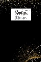 Budget Planner: Finance Monthly & Weekly Expense | Tracker Bill Journal Notebook | Personal Business Money Workbook | Modern Black Cover