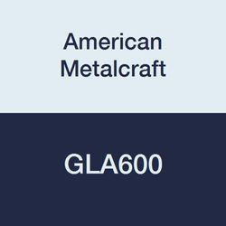 American Metalcraft GLA600 Shaker, Glass, Contemporary, 6 oz.