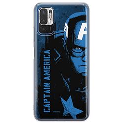 ERT GROUP etui na telefon Xiaomi REDMI NOTE 10 5G / POCO M3 PRO, case oryginalny i oficjalnie licencjonowany przez Marvel, wzór Kapitan Ameryka 010, optymalnie dopasowane, plecki z TPU