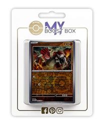 Groudon 93/182 Holo ou Reverse (aléatoire) - Myboost X Écarlate et Violet 4 - Faille Paradoxe Coffret de 10 Cartes Pokémon Françaises