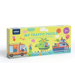 Andreu Toys- MY Traffic Puzzle, Color (Multicolor) (MD3043)