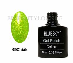 Bluesky Polon à ongles en gel , Gretteur vert clair GC20, 10 ml (nécessite du séchage sous une lampe LED UV)