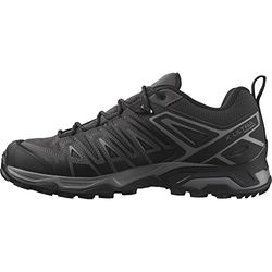 Salomon X Ultra Pioneer Gore-Tex Zapatillas Impermeables de Senderismo para Actividades al Aire Libre para Hombre, Estabilidad y amortiguación, Negro (Phantom), 43 1/3 EU