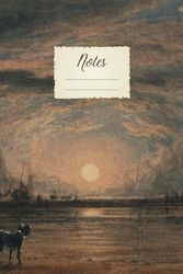Notes: Lined Notebook Journal with Classical Vintage Art Aesthetic Design, 6x9, Ruled, 120 Premium Pages, 567