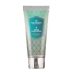 Pure Mineral - Crema Mani Nutriente all'Olio di Argan - Riparazione Intensa per Pelli Secche - Arricchita con Minerali del Mar Morto - Senza siliconi, solfati, parabeni - 50ml