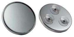 Spiegel 7 x D 15 cm, 3 openingen, verchroomd, rond